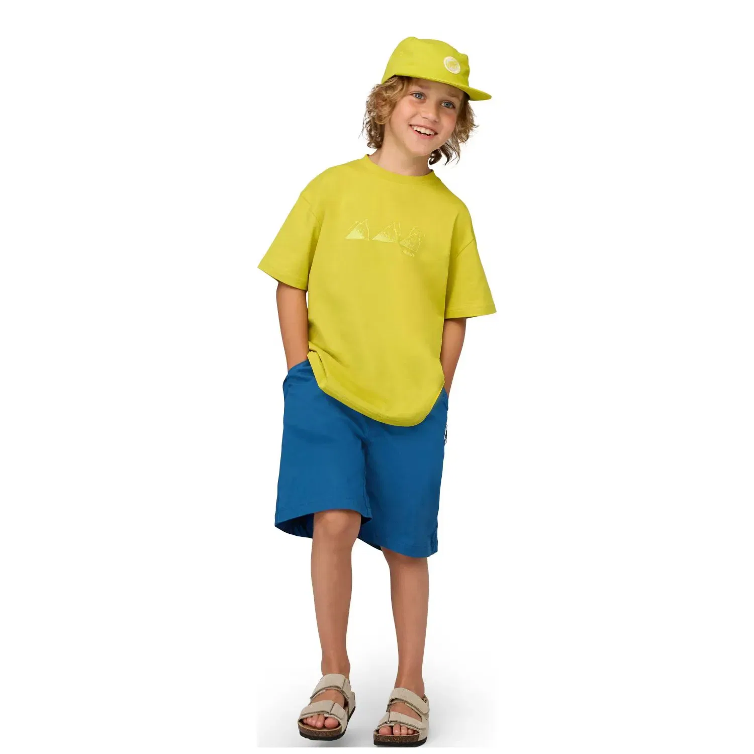 Детская футболка для мальчиков из органического хлопка BASE PLAYGROUND KIDS Mammut, Желтый