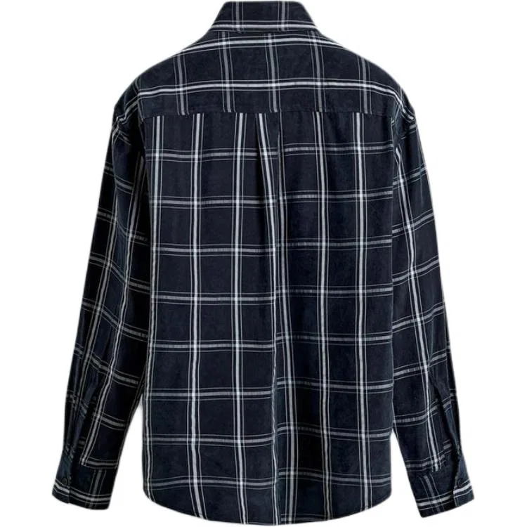 Мужская рубашка с отложным воротником Sea Blue ZARA, Sea Blue — фото 3