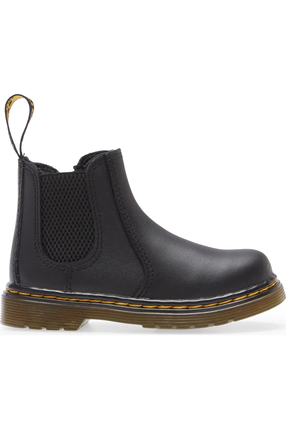 Ботинки челси Dr. Martens 2976, детские, на молнии, черные — фото 3