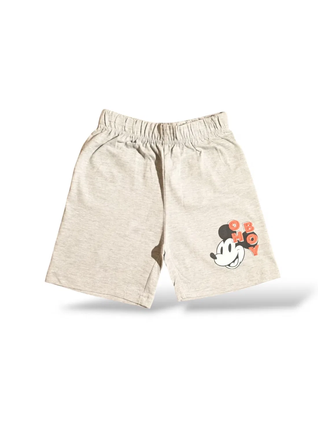 Комплект шорт без рукавов с принтом Mickey Mouse, коралловый — фото 3