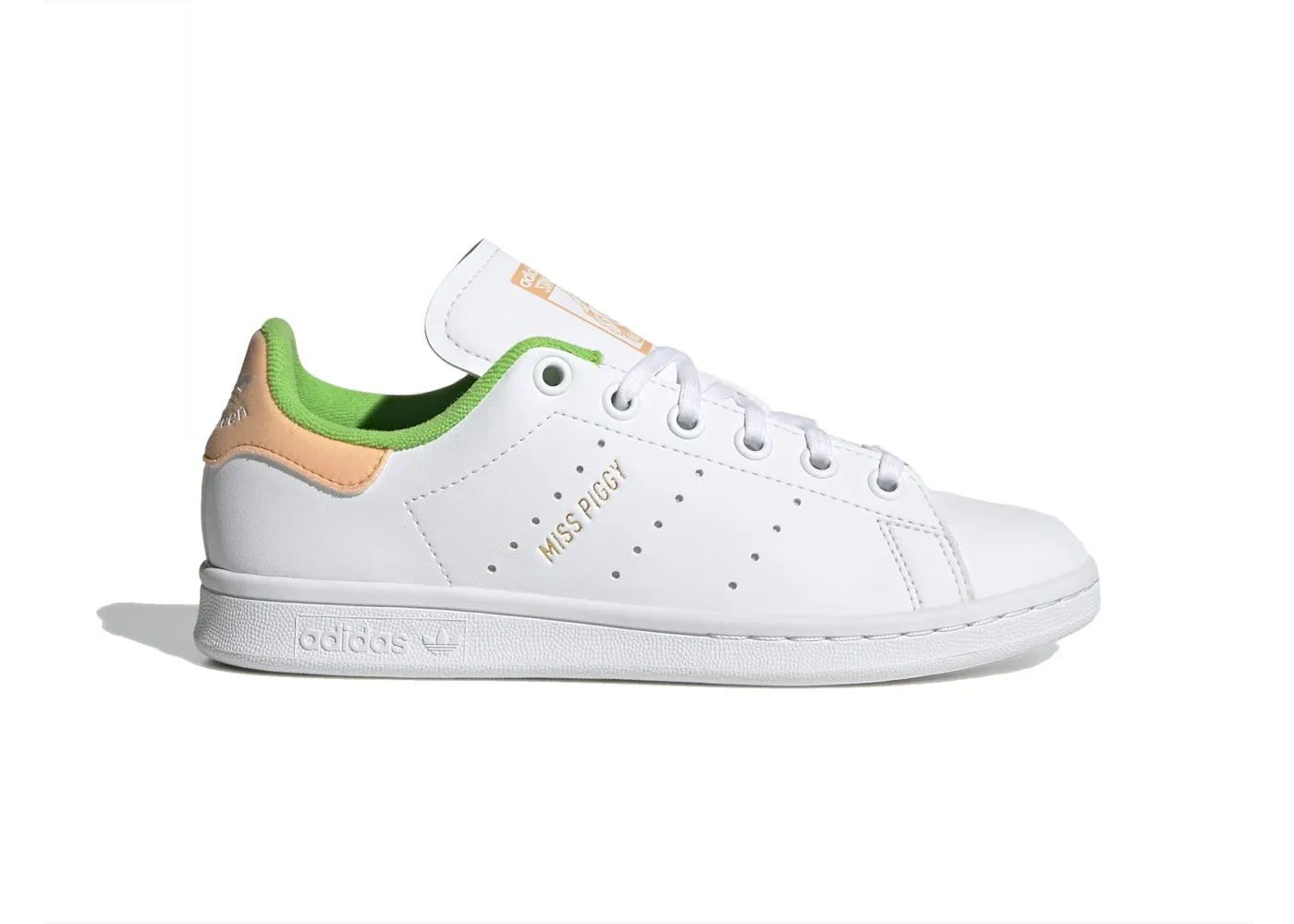 Детские кроссовки с принтом Adidas Stan Smith, Cloud White / Pantone / Pantone