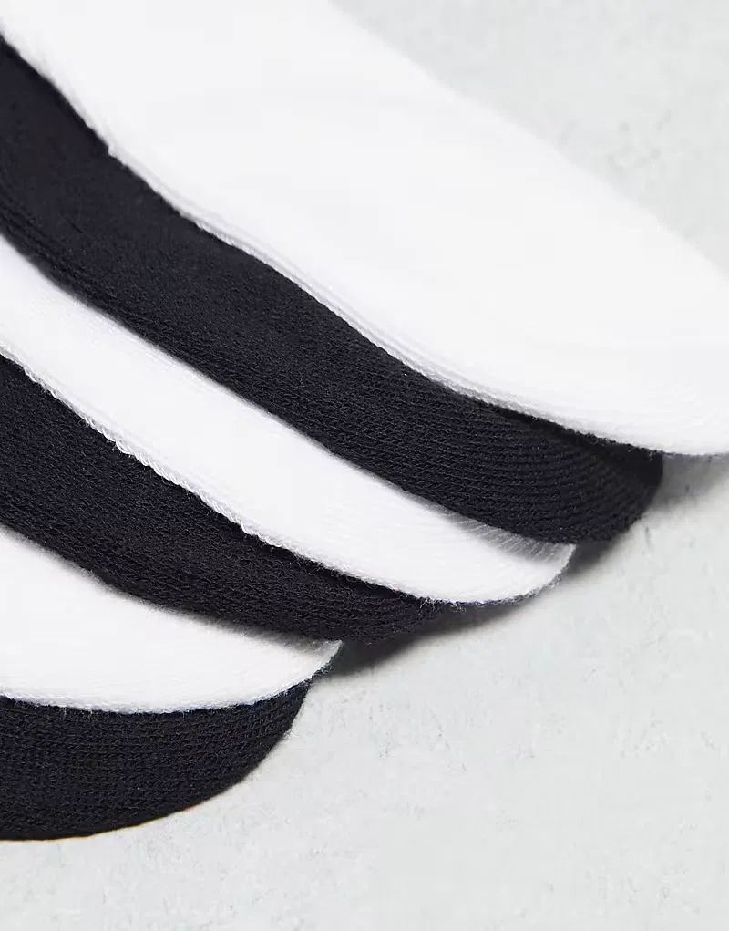 Носки низкие Trefoil 6 шт Adidas Originals, черный/белый — фото 3