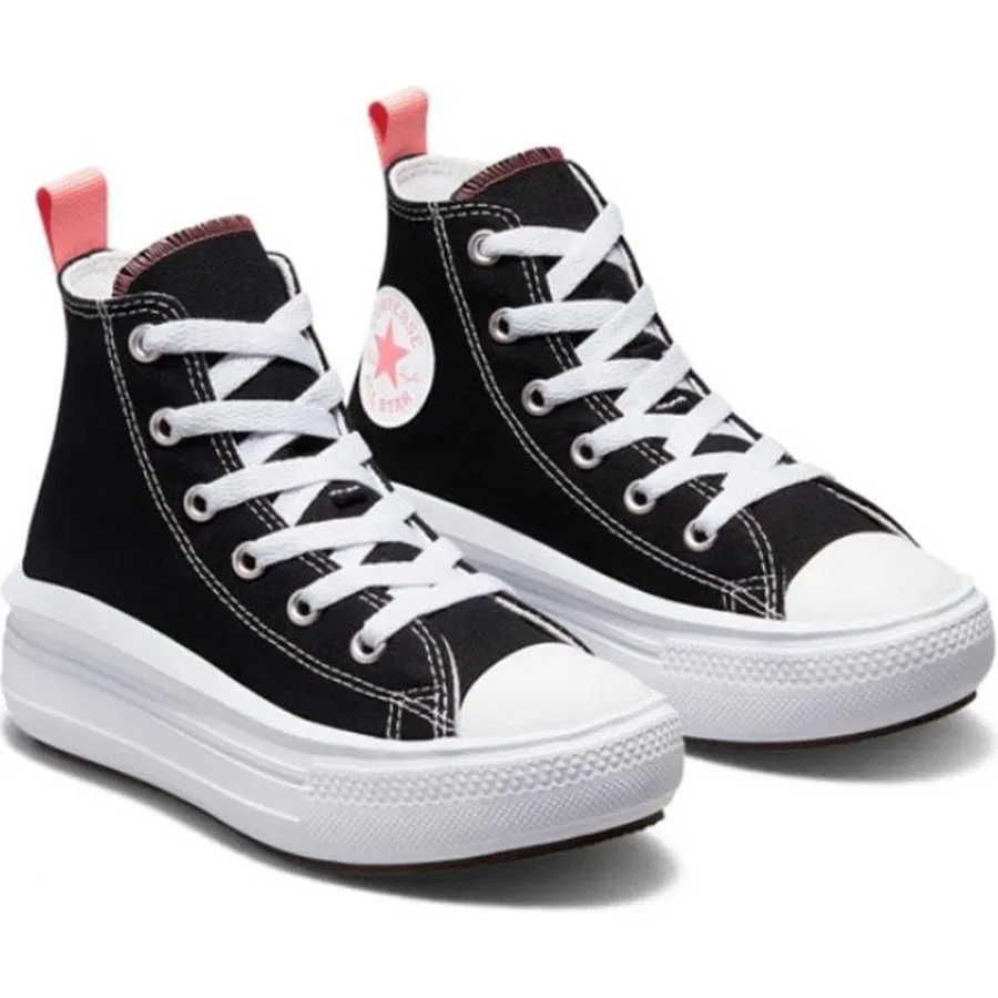 Детские повседневные кроссовки на платформе Color Pop Platform Converse, Черный — фото 3