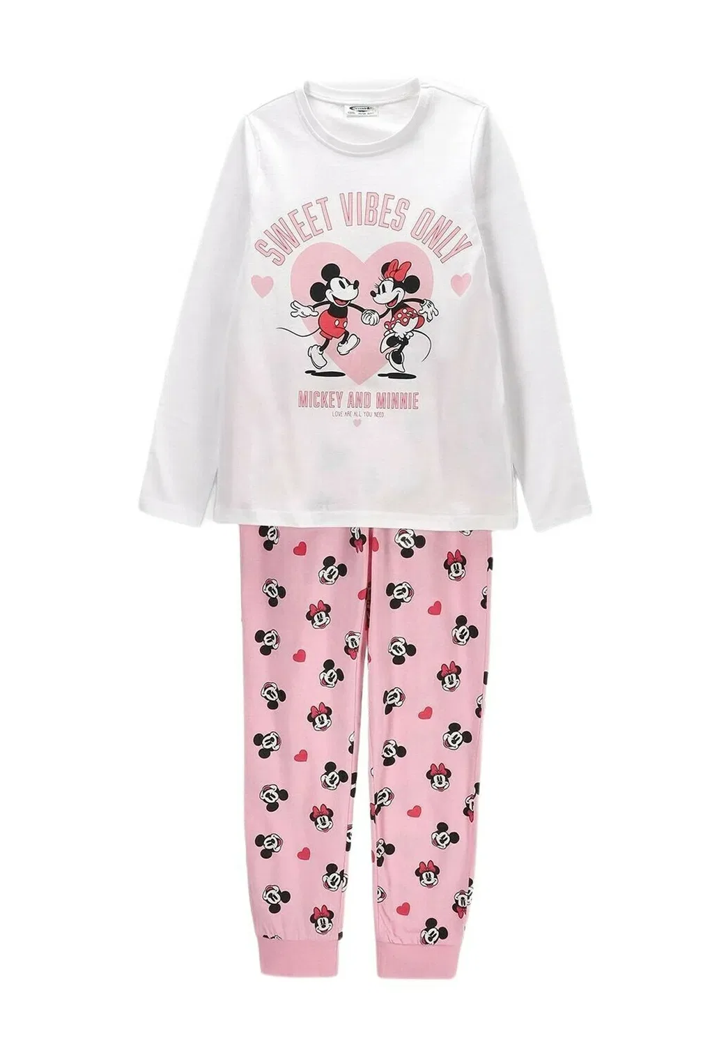 Mädchen Schlafanzug комплект - пижамный комплект Coccodrillo, Pink Red