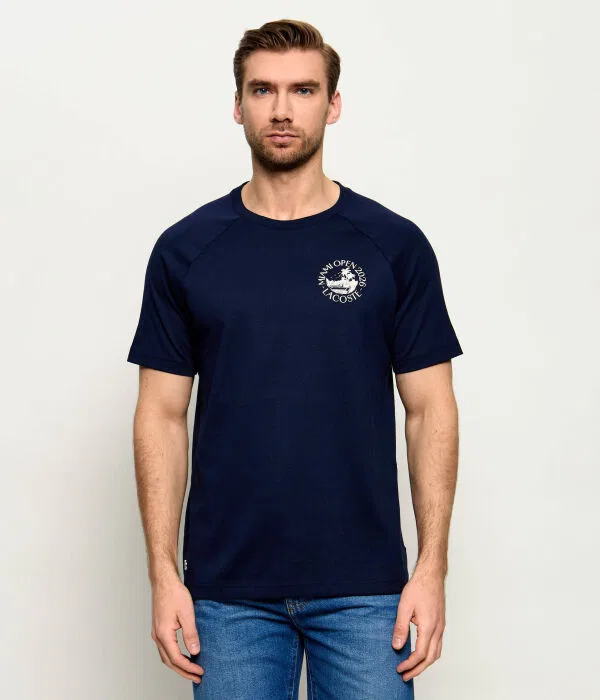 Футболка мужская Lacoste Regular Fit, хлопок, Blu Marino