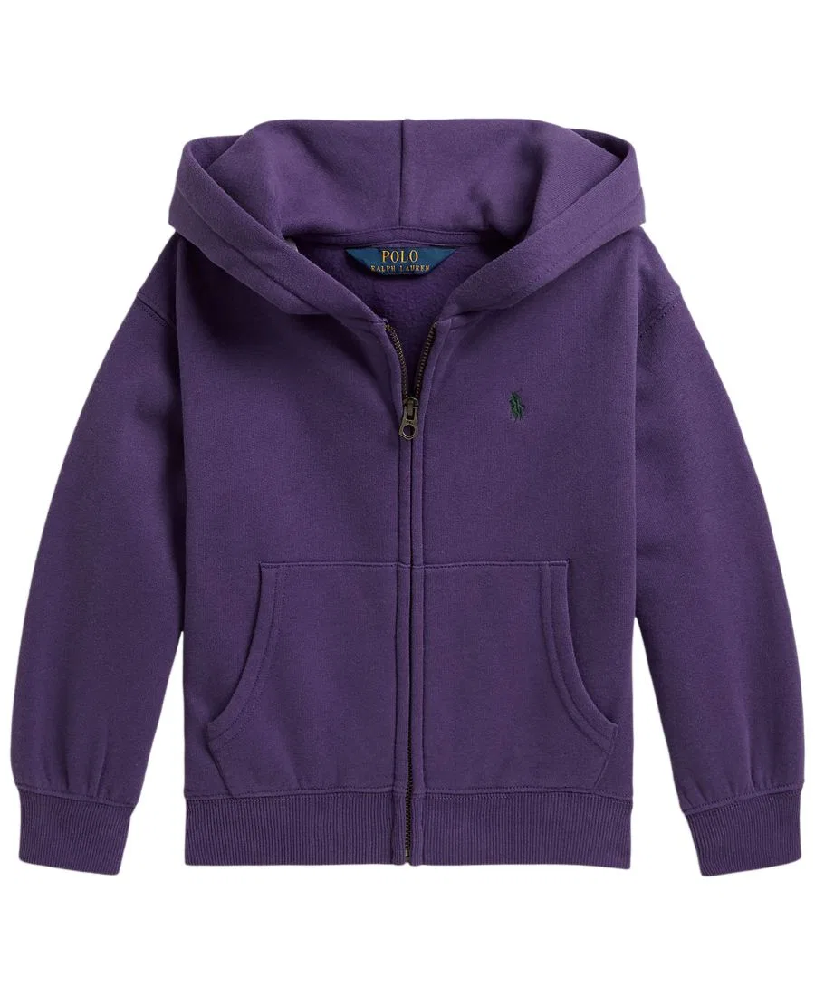 Детский худи на молнии с длинным рукавом Polo Ralph Lauren, Valley Purple