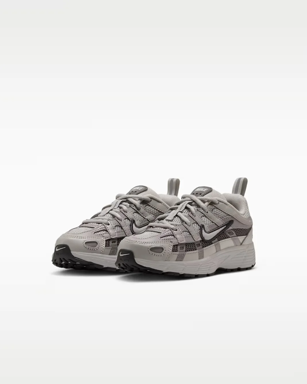 Кроссовки детские Nike P-6000, бежево-серый — фото 4