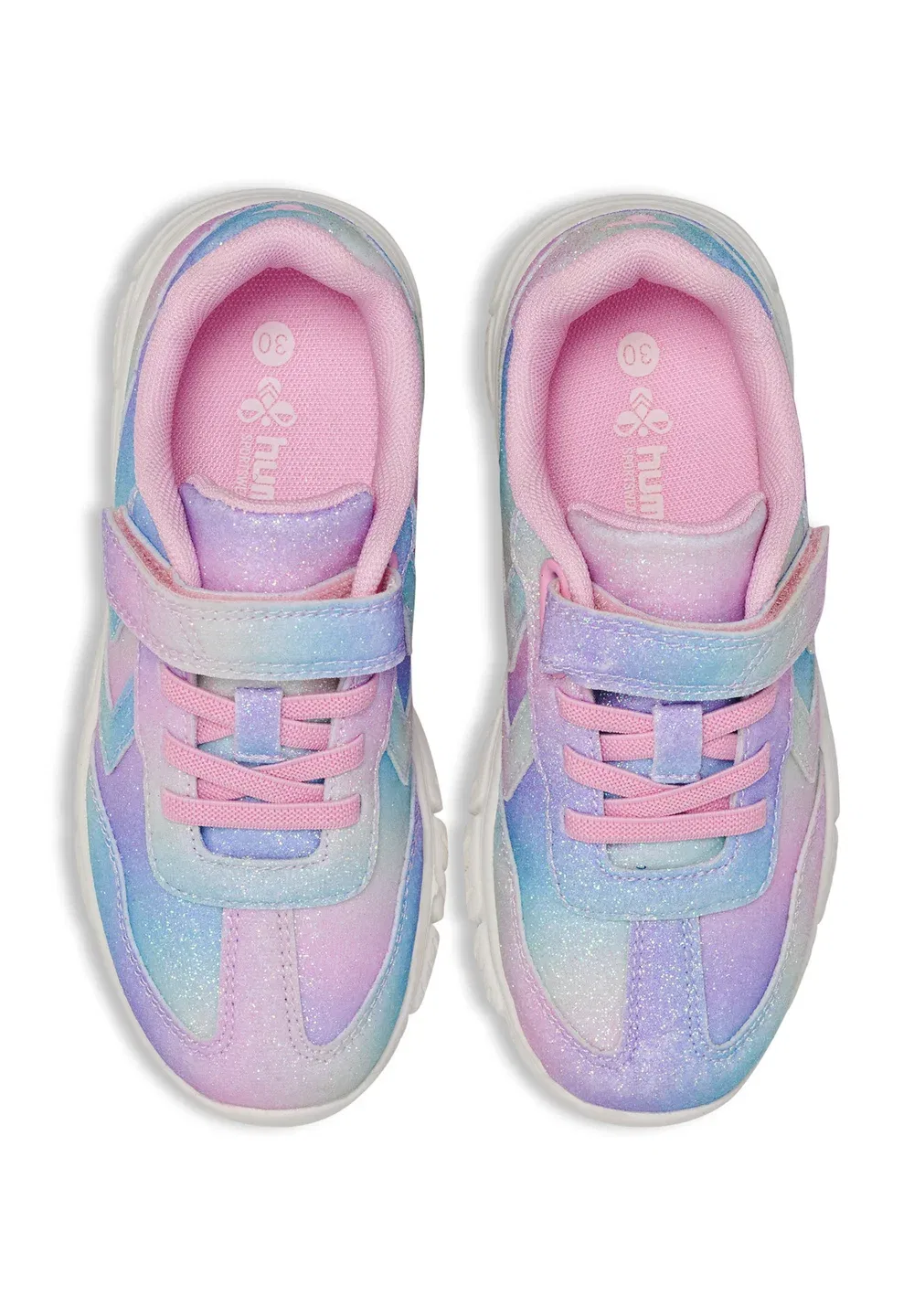 Crosslite glitter 2.0 jr унисекс - кроссовки Hummel, Multi Colour Pink Purple — фото 3