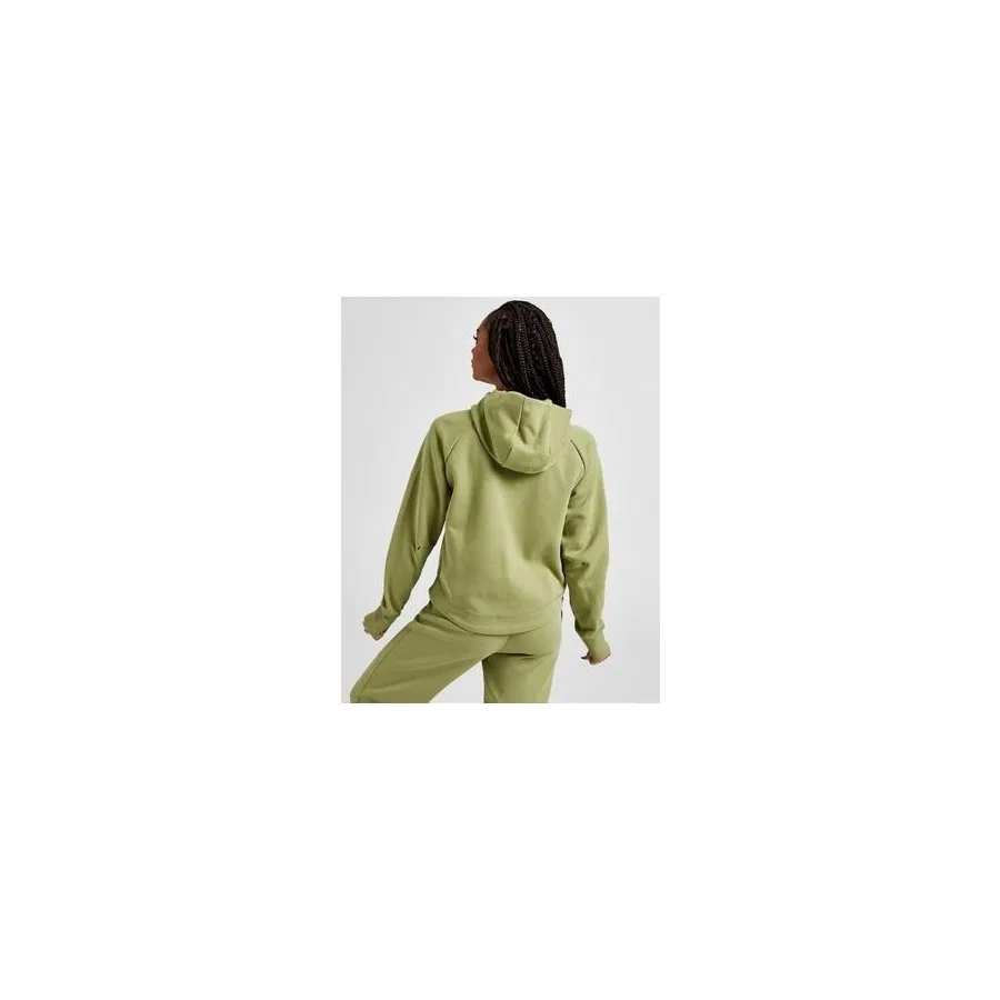 Женский худи с капюшоном и полной застежкой-молнией Nike Sportswear Tech Fleece Windrunne Essential, Зеленый — фото 3