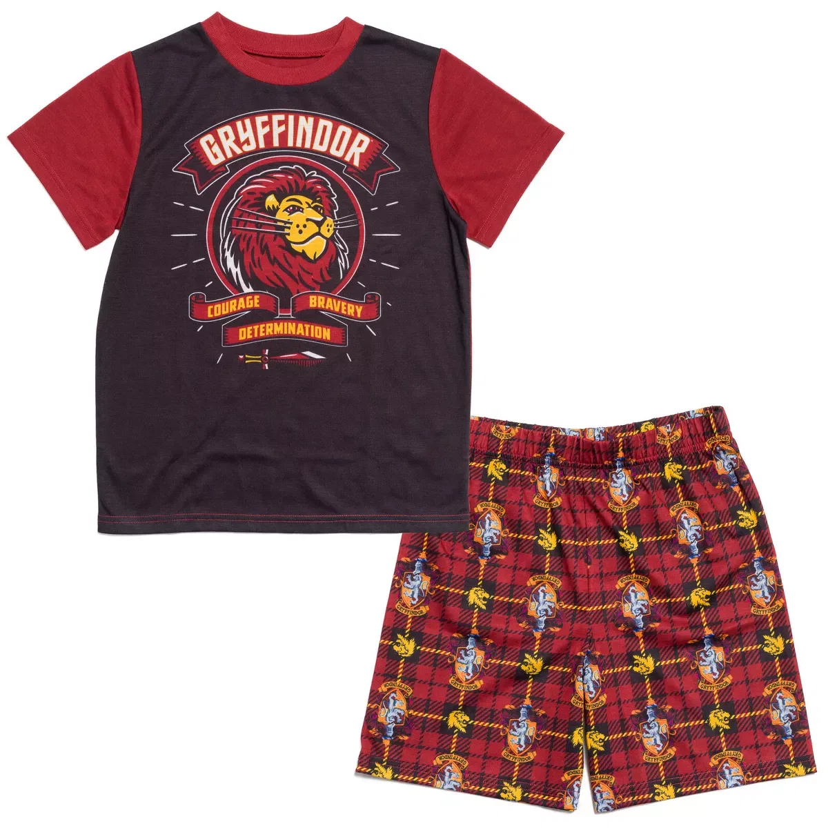 Детский комплект пижамы с принтом Harry Potter Pajama Shirt and and Pajama Shorts Sleep Set Harry Potter, Black