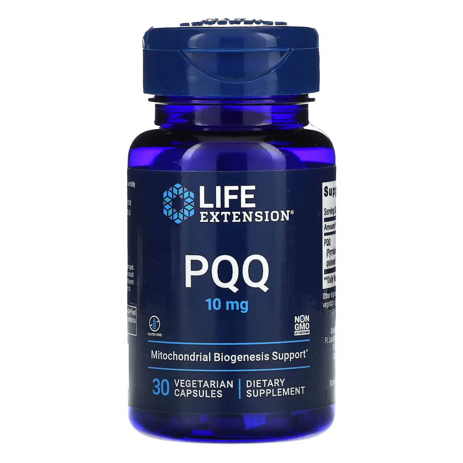 

Life Extension, Капсулы с PQQ (пирролохинолинхиноном), 10 мг, 30 вегетарианских капсул