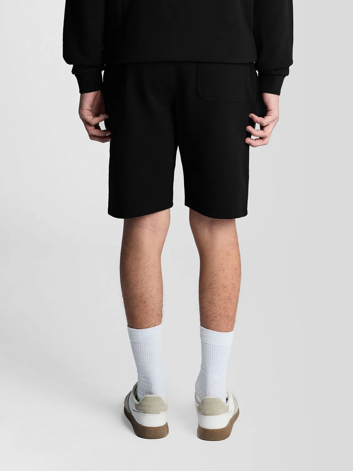 Шорты джерси Lyle & Scott, черный — фото 4