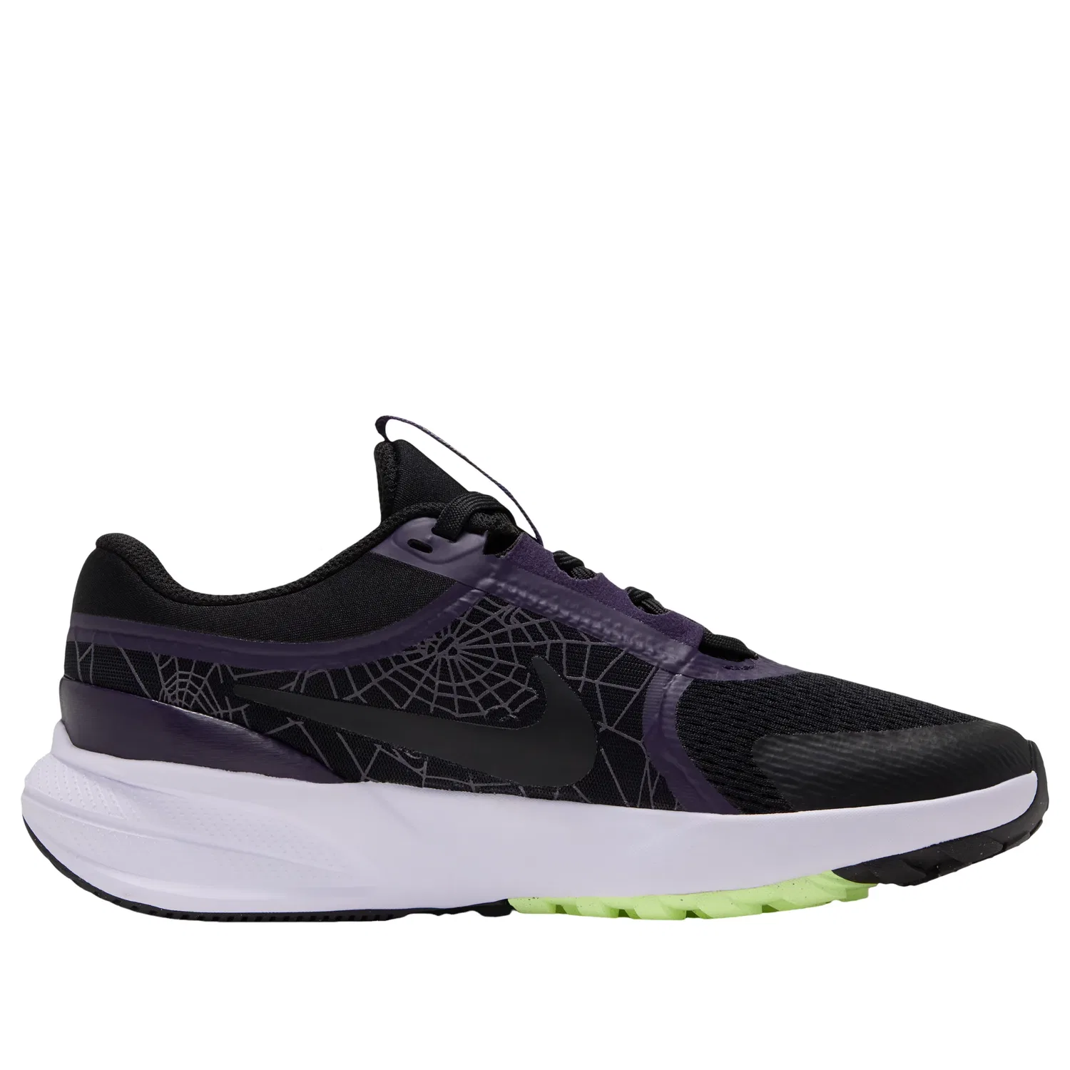 Детские кроссовки с сетчатым верхом Star Runner 5 SE 'Black Purple Dynasty' Nike, Black/Purple Dynasty/Barely Volt/Black — фото 2