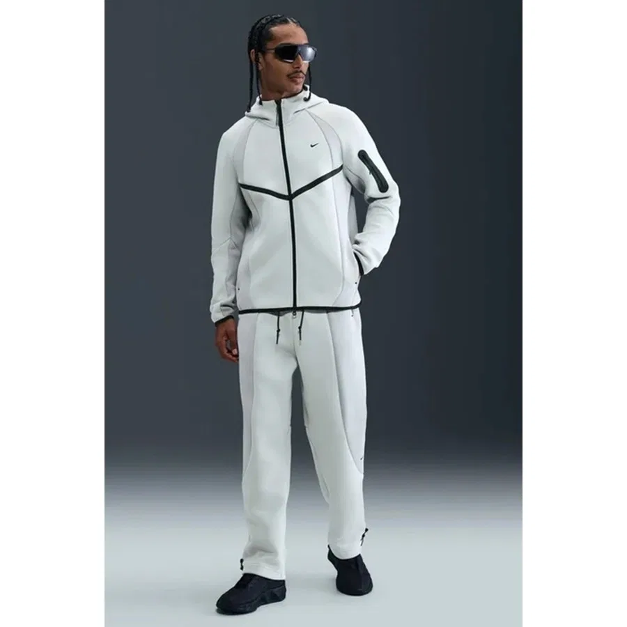 Свитшот с капюшоном Tech Fleece Pro Full Zip Windrunner Nike, Зеленый — фото 4