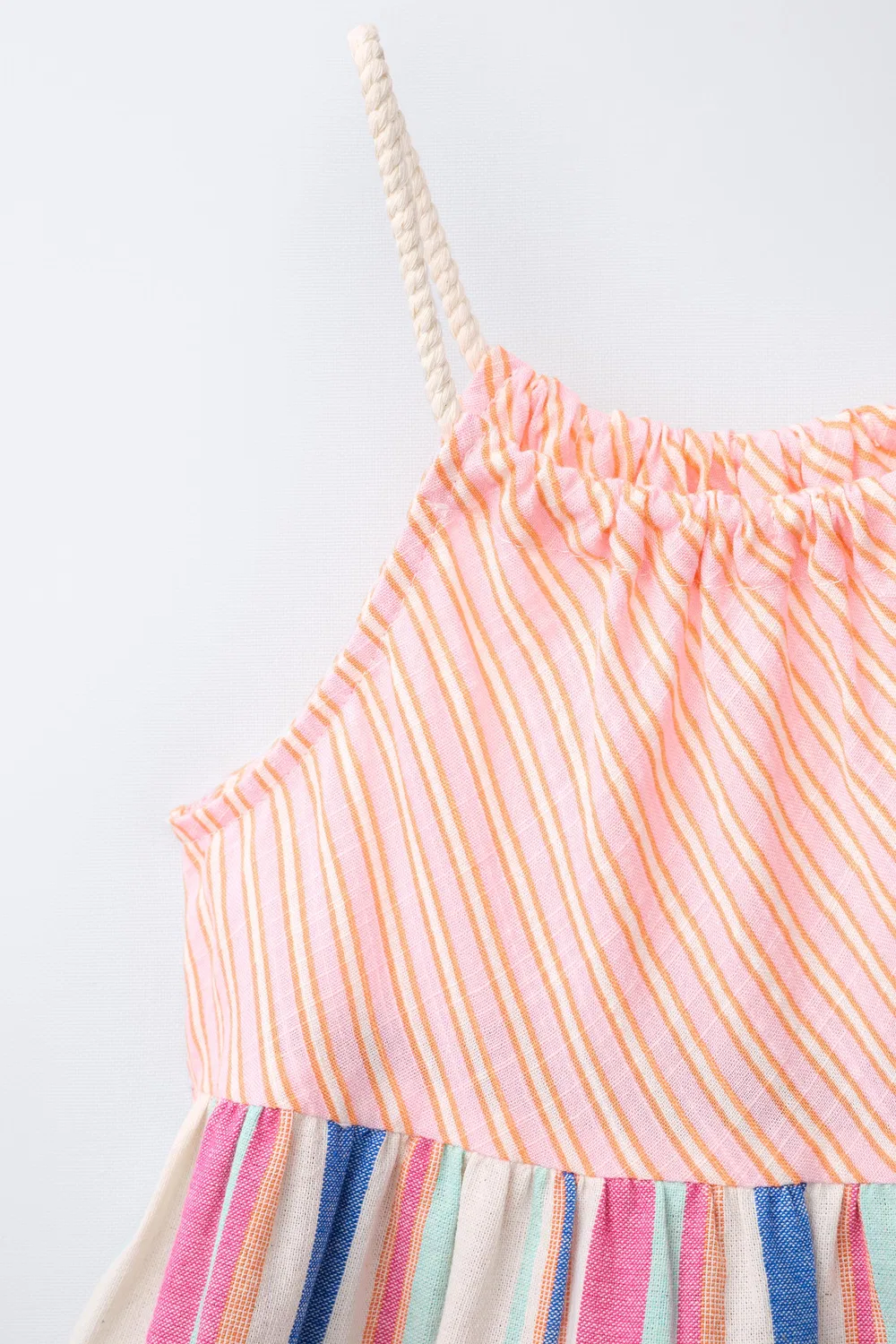Платье в полоску и с цветочным узором ZARA, Multicoloured — фото 3