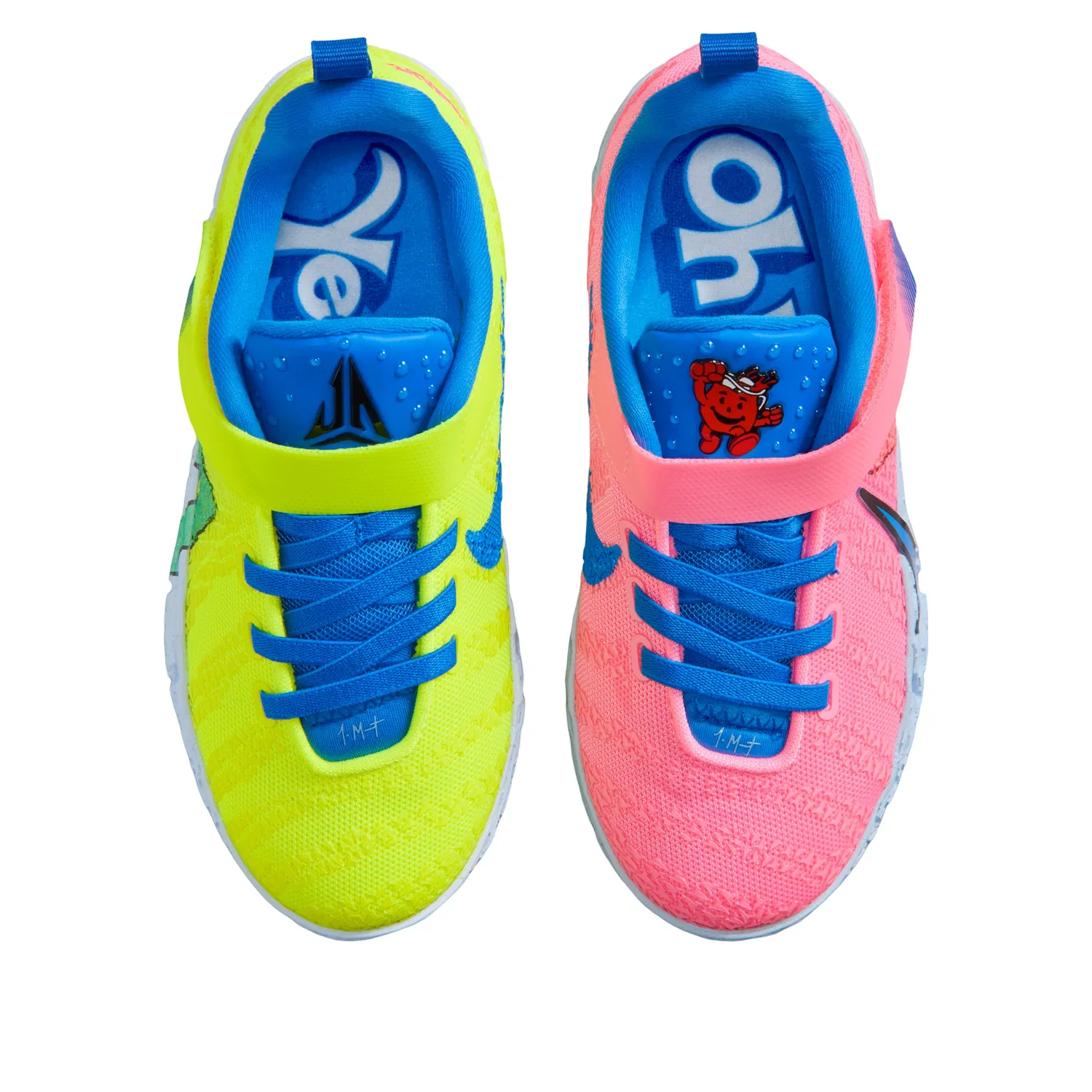 Детские кроссовки для мальчиков с шнуровкой и липучкой Nike Ja 3 Kool Aid, мультиколор — фото 2