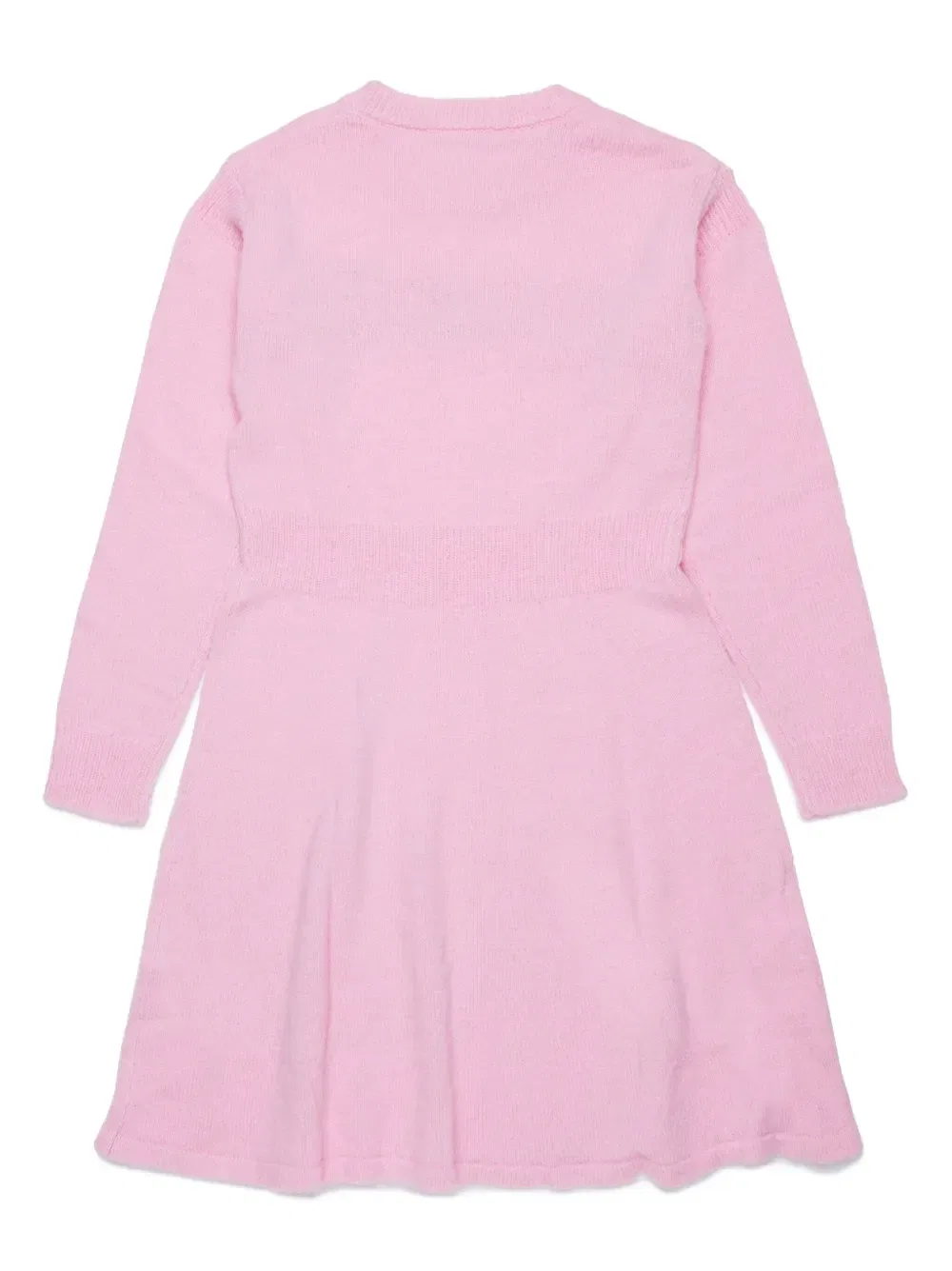 Платье миди с жаккардовым логотипом Marni Kids, розовый — фото 2