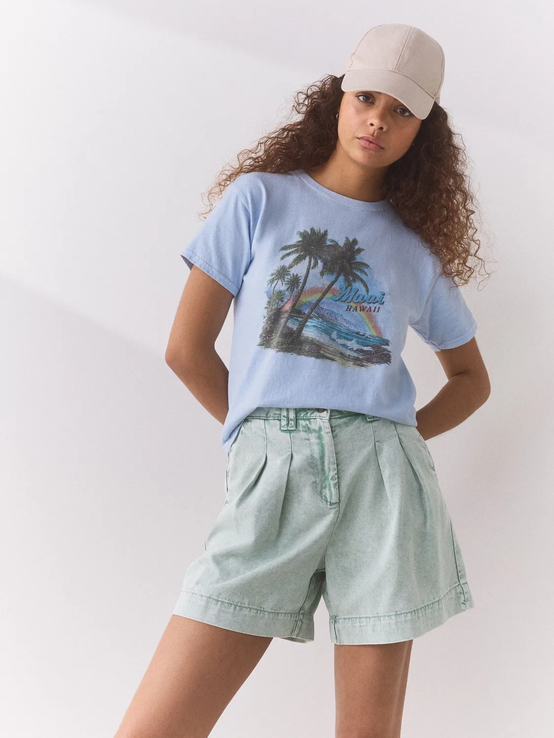 Шорты чинос из мягкого хлопка Next, Washed Green