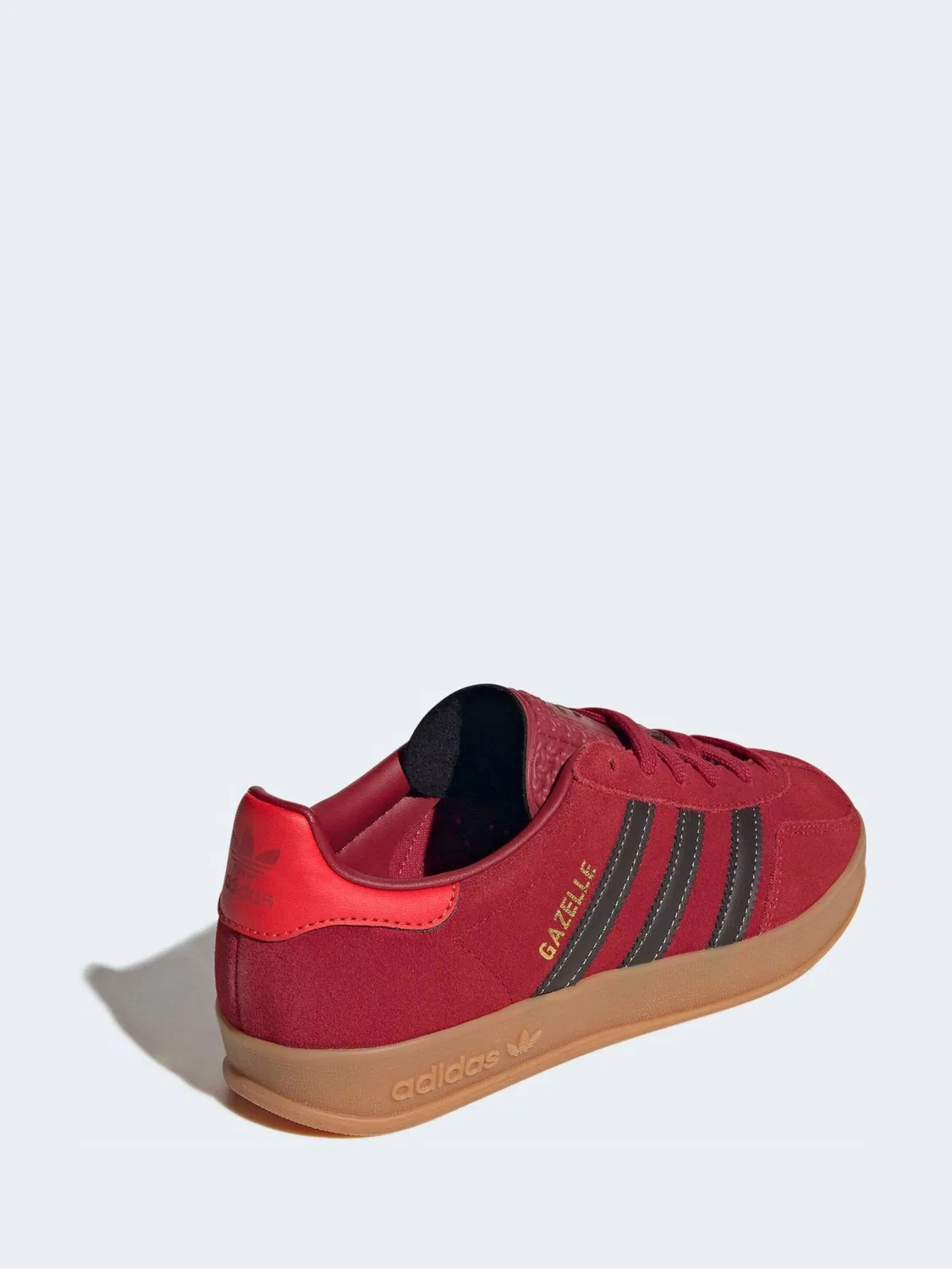 Кроссовки Gazelle, adidas Originals, темно-красные — фото 4