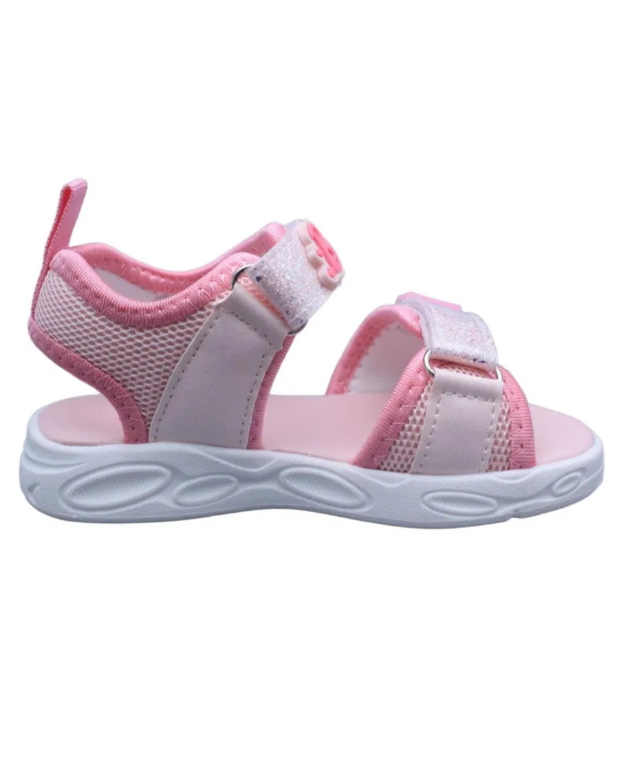Сандалии с подсветкой, с регулируемыми ремешками Barbie, Light Pink Bow — фото 2