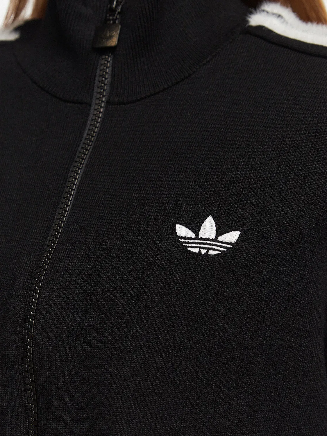 Женский кардиган приталенного кроя Firebird Adidas, черный — фото 4