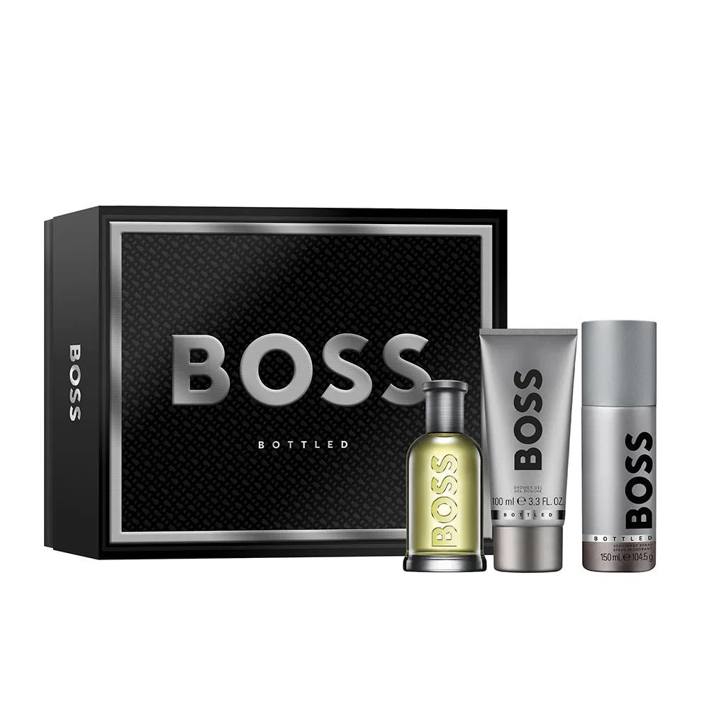 Мужской набор Boss Bottled туалетная вода 100 мл + гель для душа 100 мл + дезодорант 150 мл Hugo Boss, Unisex