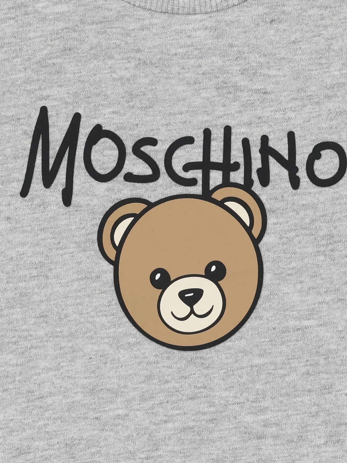 Футболка Teddy Bear Moschino Kids, серый — фото 3