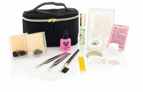 Набор для наращивания ресниц Glamorous Lash, Dolly Flare, 2 штуки, JC Curl 9 и 11 мм