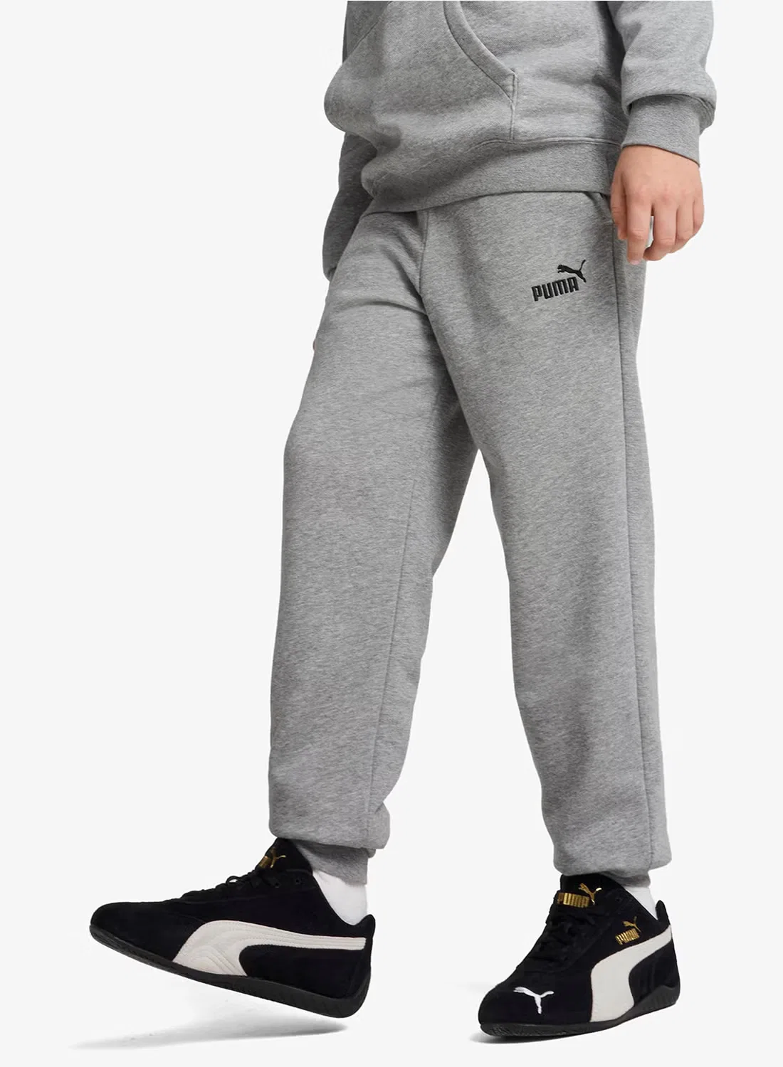 Штаны спортивные с логотипом Youth Essentials No. 1 Puma, серый