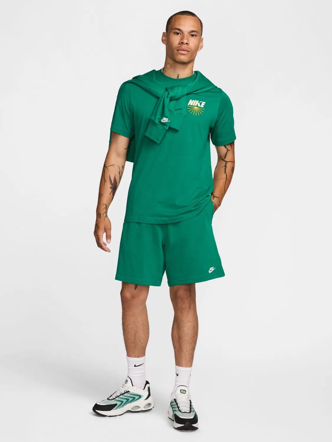 Шорты Nike Club Knit, малахитовый — фото 2