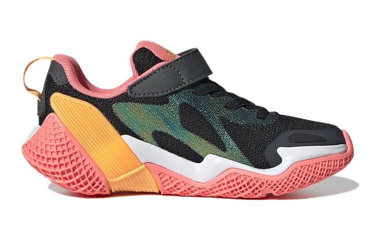 4Uture Kids Кроссовки детские низкие черные/пудровые Adidas — фото 2