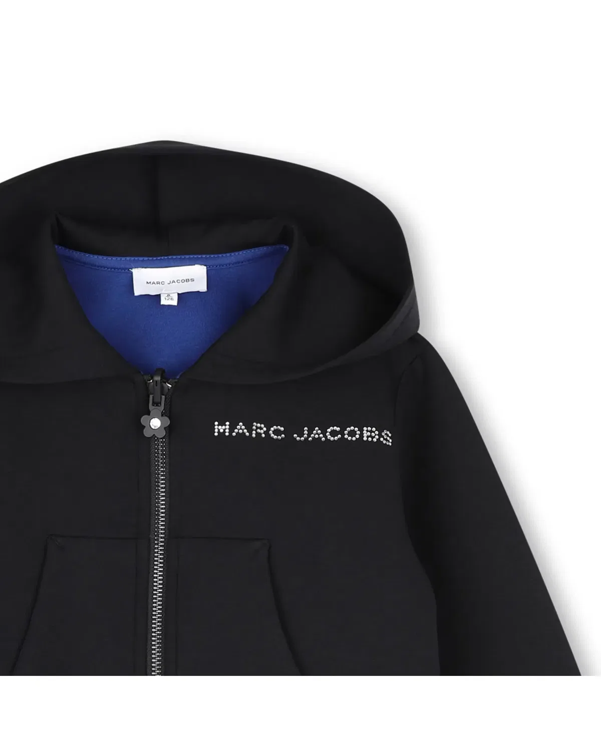 Детское худи для девочек хлопковое Marc Jacobs, Negro — фото 2