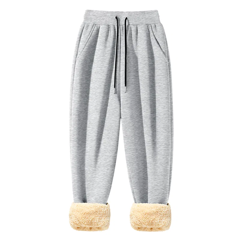 Детские повседневные брюки из флиса [Upgraded Sherpa] Gray, MINISO