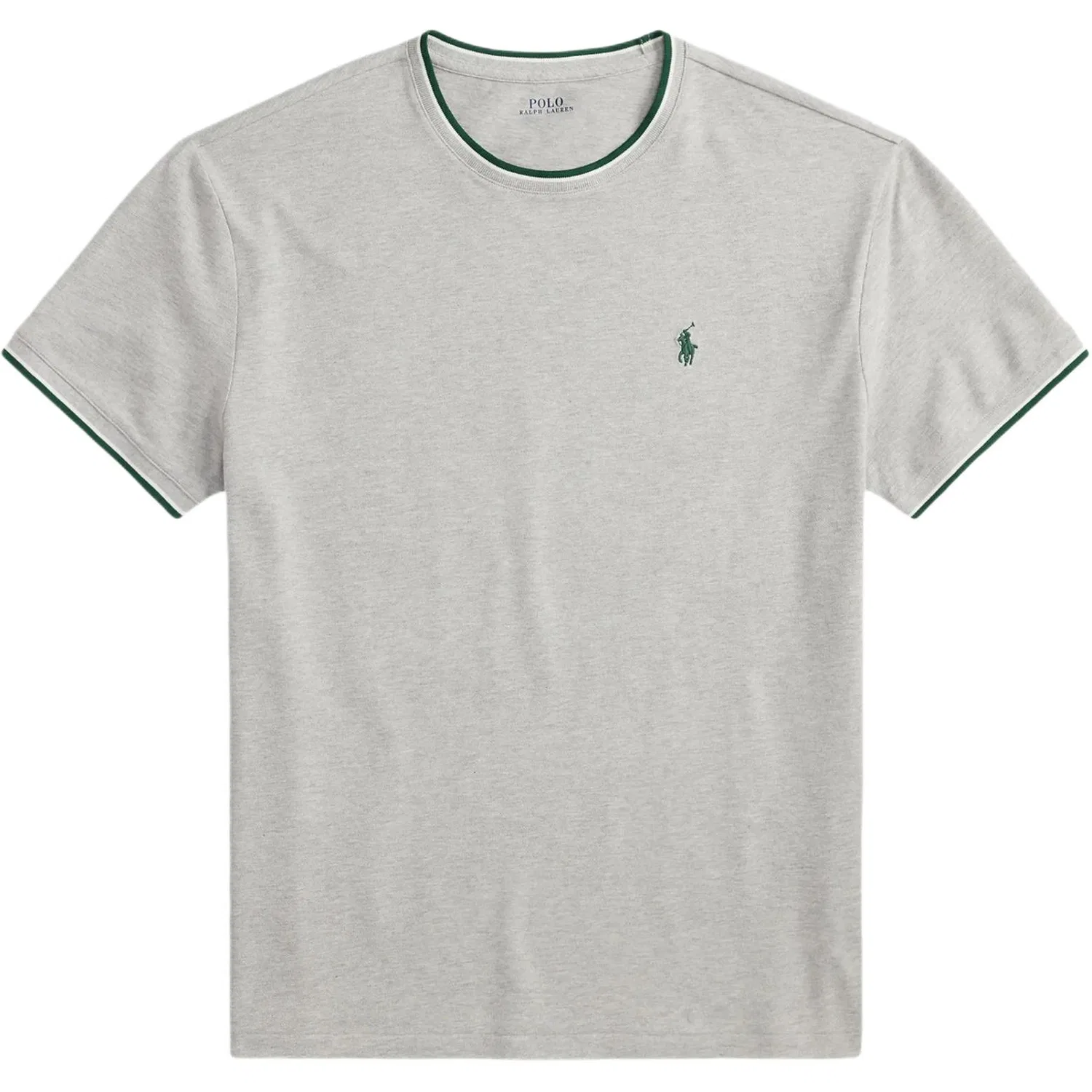 Мужская футболка с круглым вырезом Хлопковая Polo Ralph Lauren, Gray