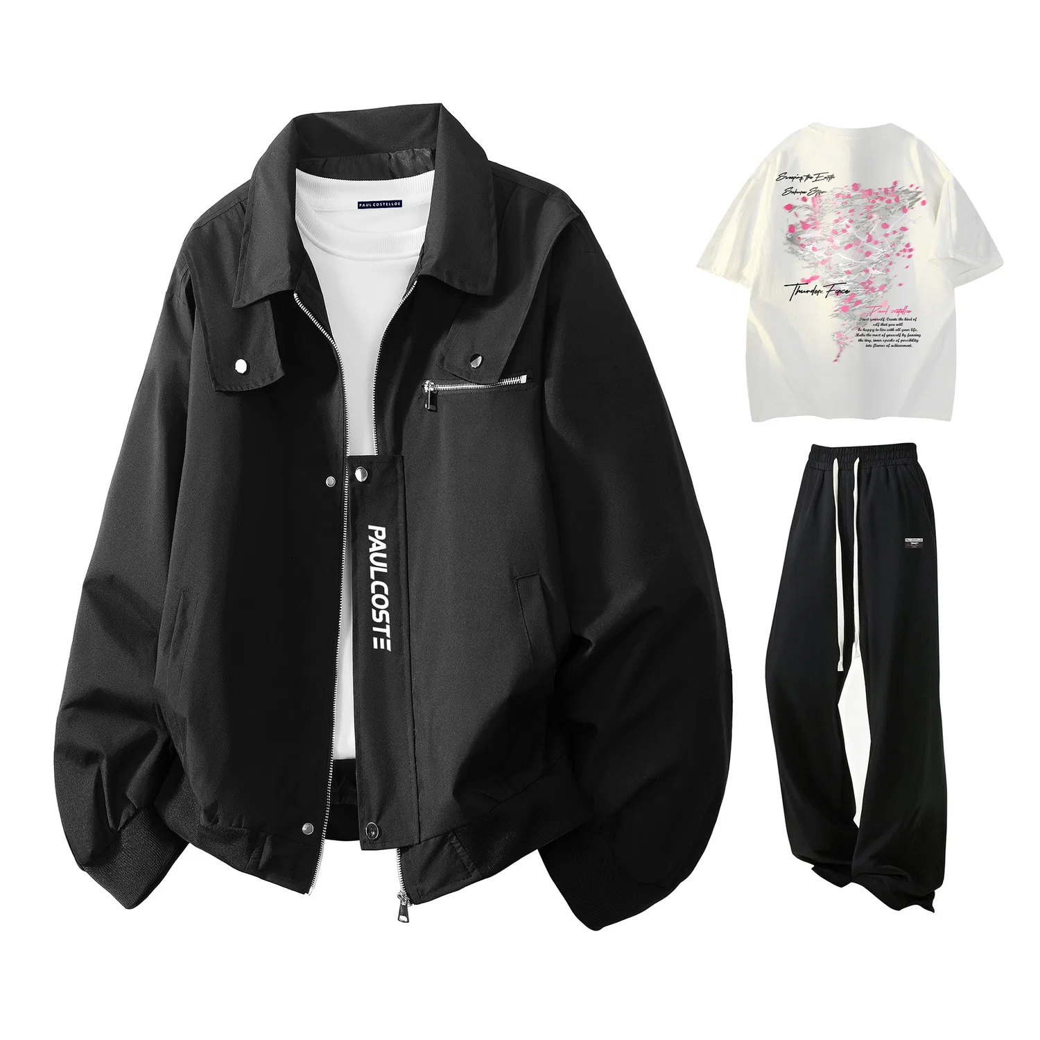 Детский спортивный комплект из футера с принтом Casual Sportswear Paul Costelloe — фото 3
