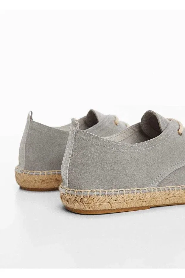 Детские эспадрильи для мальчиков на шнуровке Mango Kids, Sky Blue — фото 3