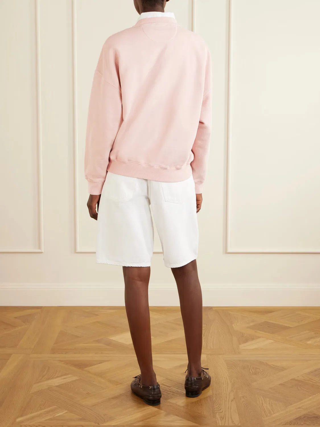 Толстовка из хлопковой смеси с логотипом Уимблдона Polo Ralph Lauren, розовый — фото 4