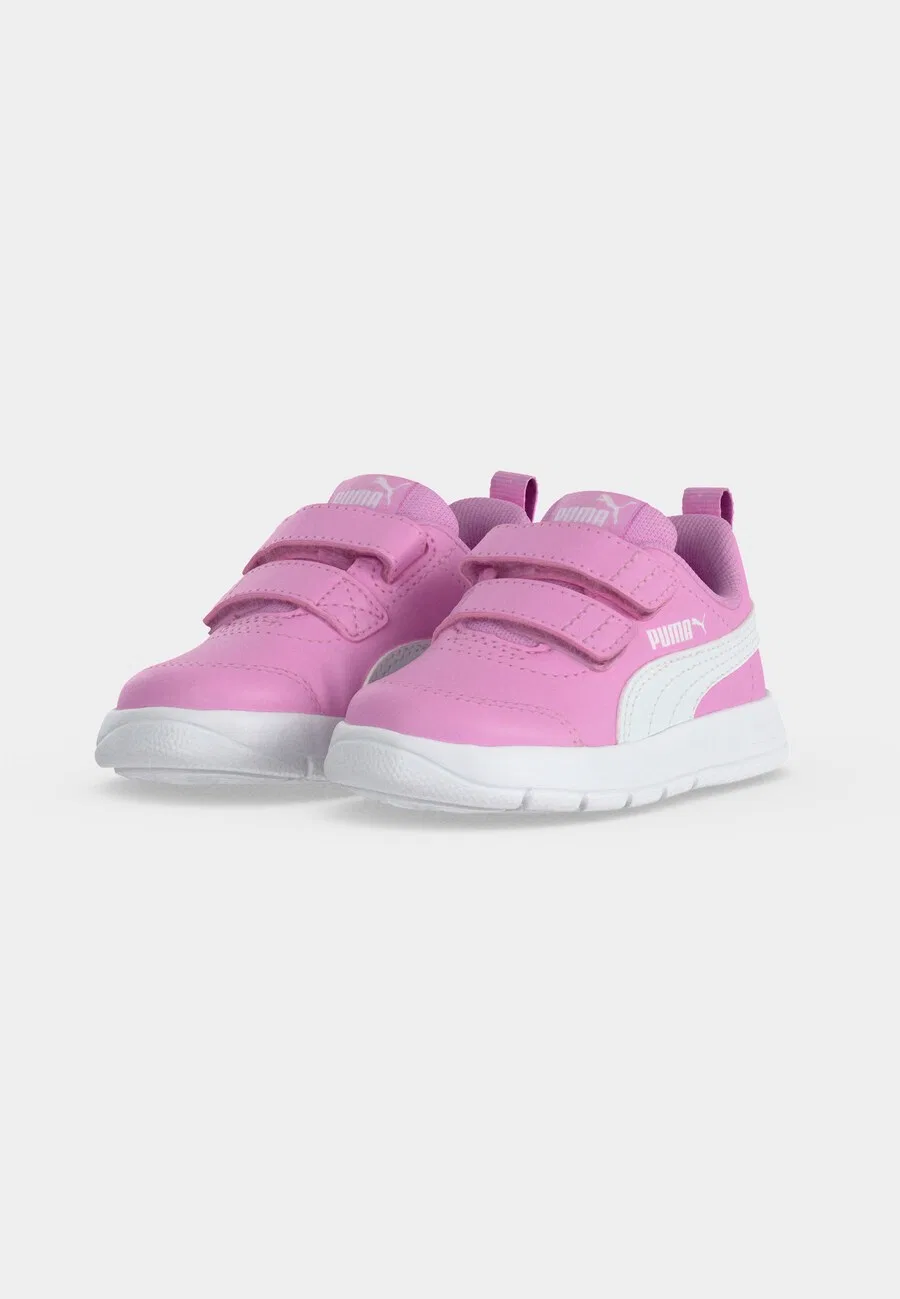 Кроссовки PUMA 'Courtflex V3' светло-розового цвета — фото 2