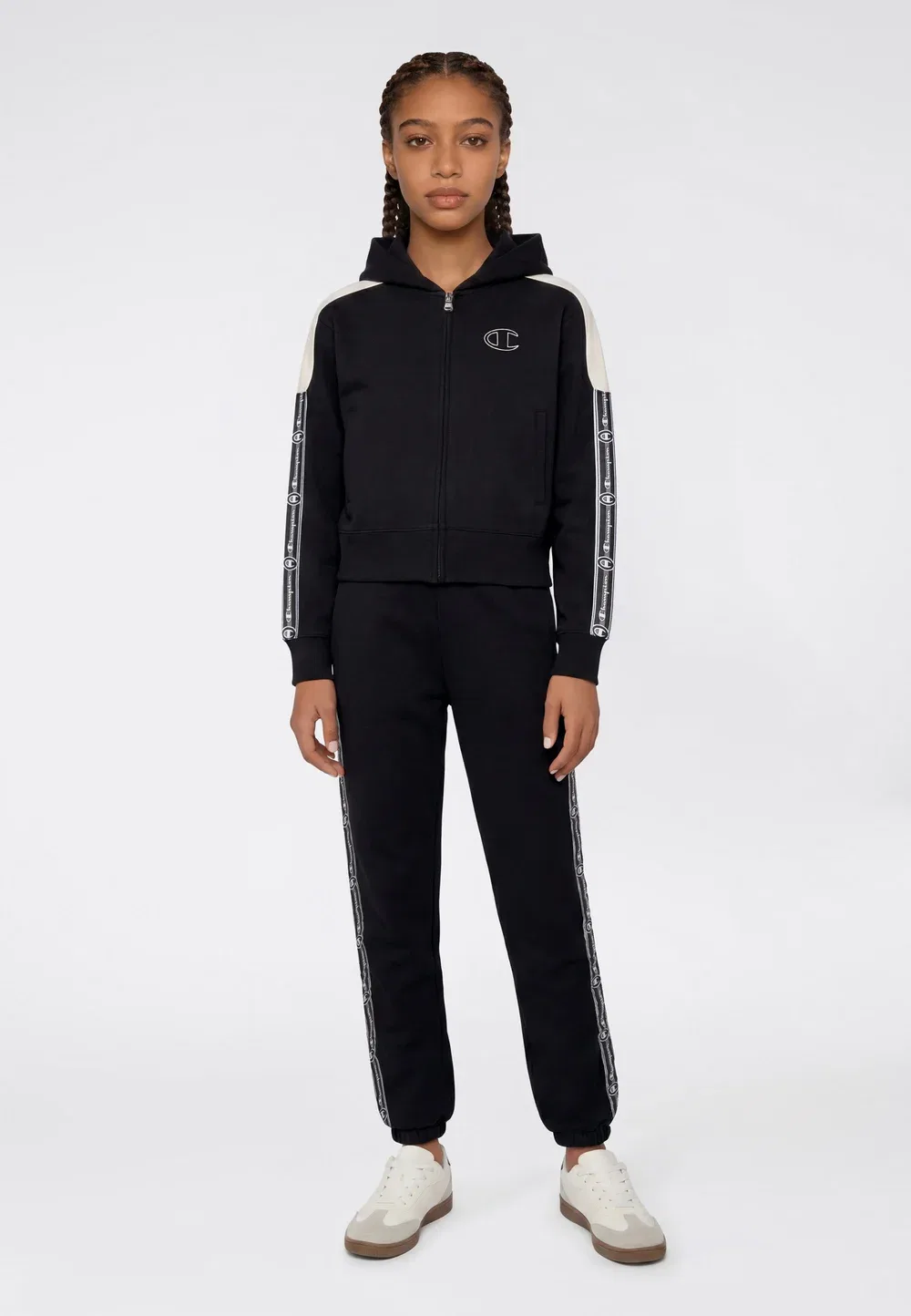 Спортивная одежда - толстовка на молнии Champion, Black — фото 2