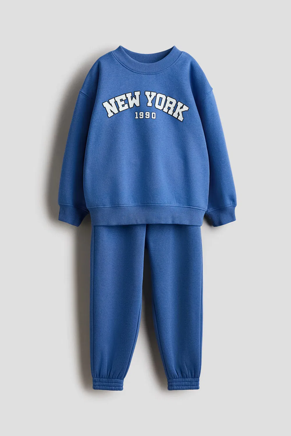 Комплект из двух предметов: толстовка и спортивные штаны H&M, Blau/New York