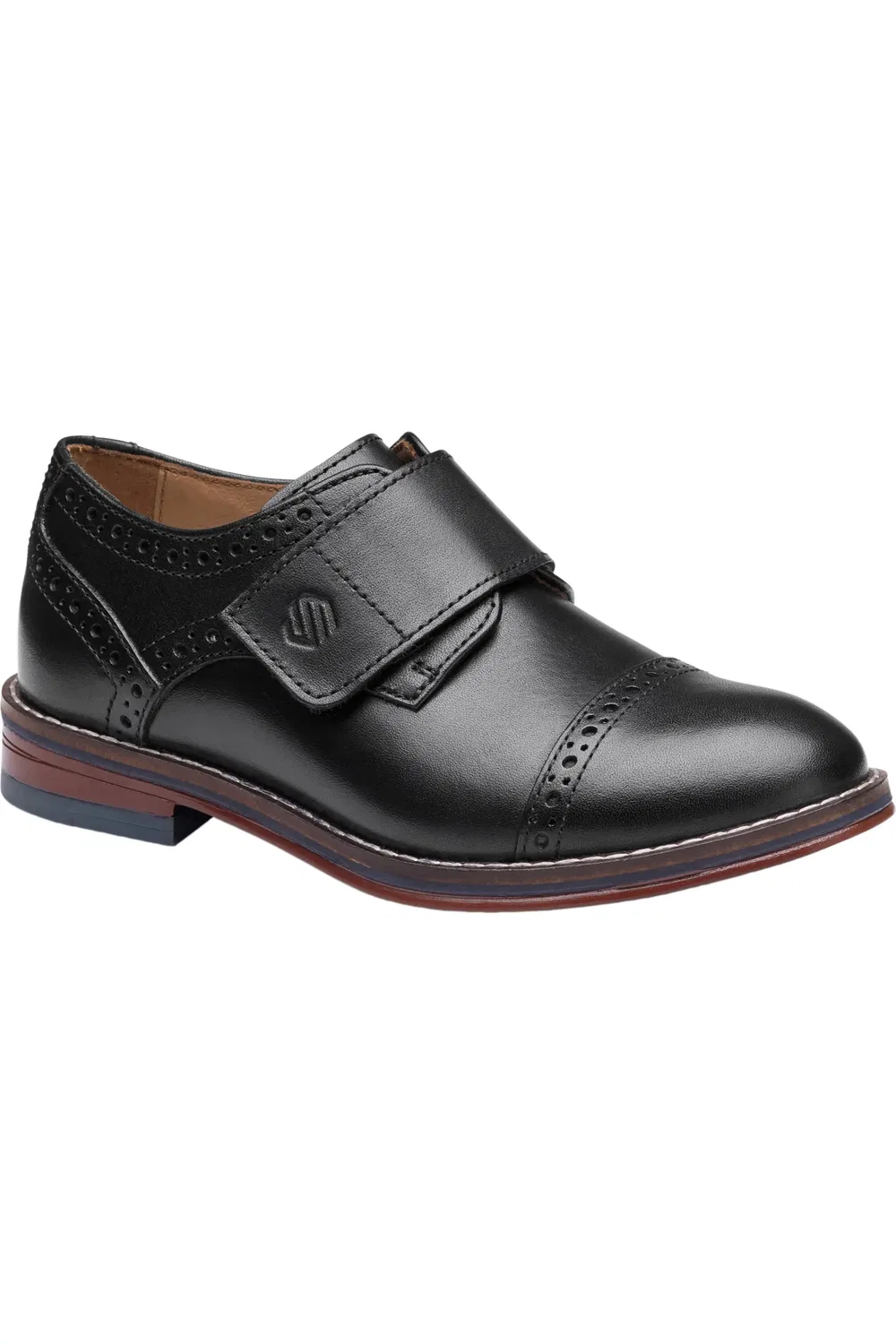 Детские туфли монки с мыском Conard Johnston & Murphy, Black Full Grain