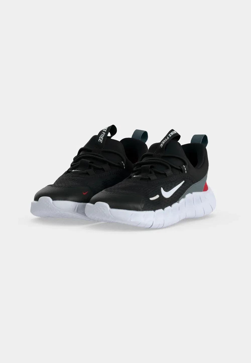 Кроссовки Nike Free Ride TD унисекс для бега по шоссе Nike Performance, Black/White/Cool Grey/University Red — фото 3