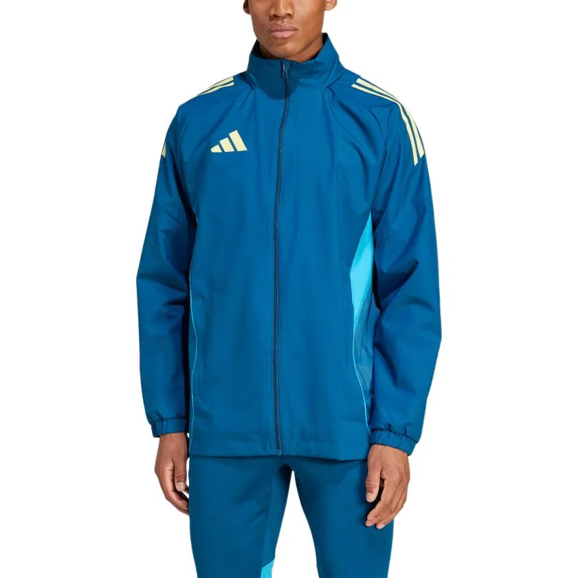 Мужская куртка в ретро-спортивном стиле с эмблемой Villa Club, Adidas, Marine Blue — фото 4