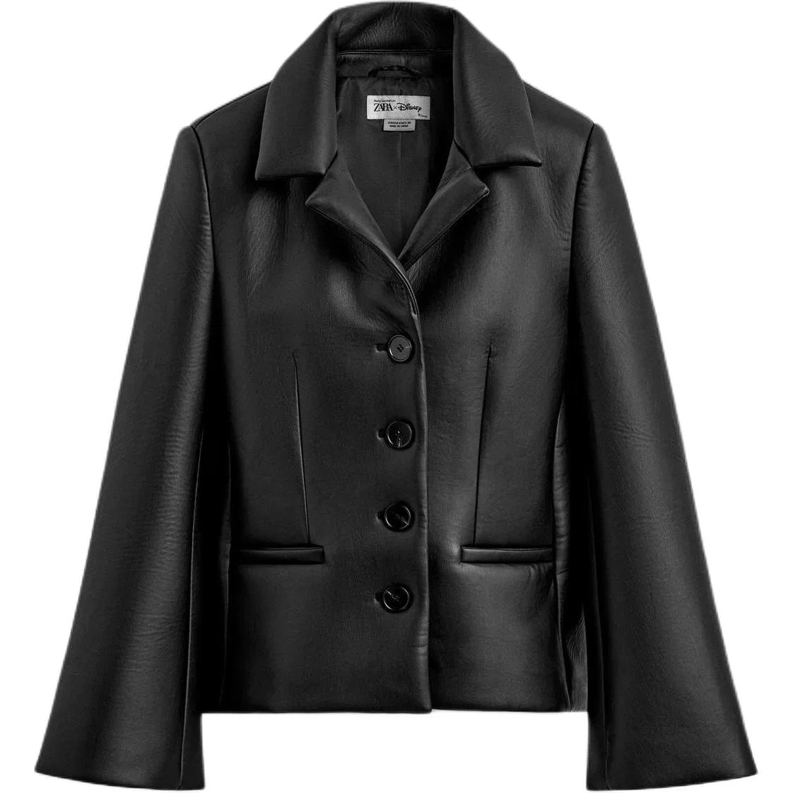 Женское пальто x Disney/ X Harry Lambert FW25, ZARA, Black
