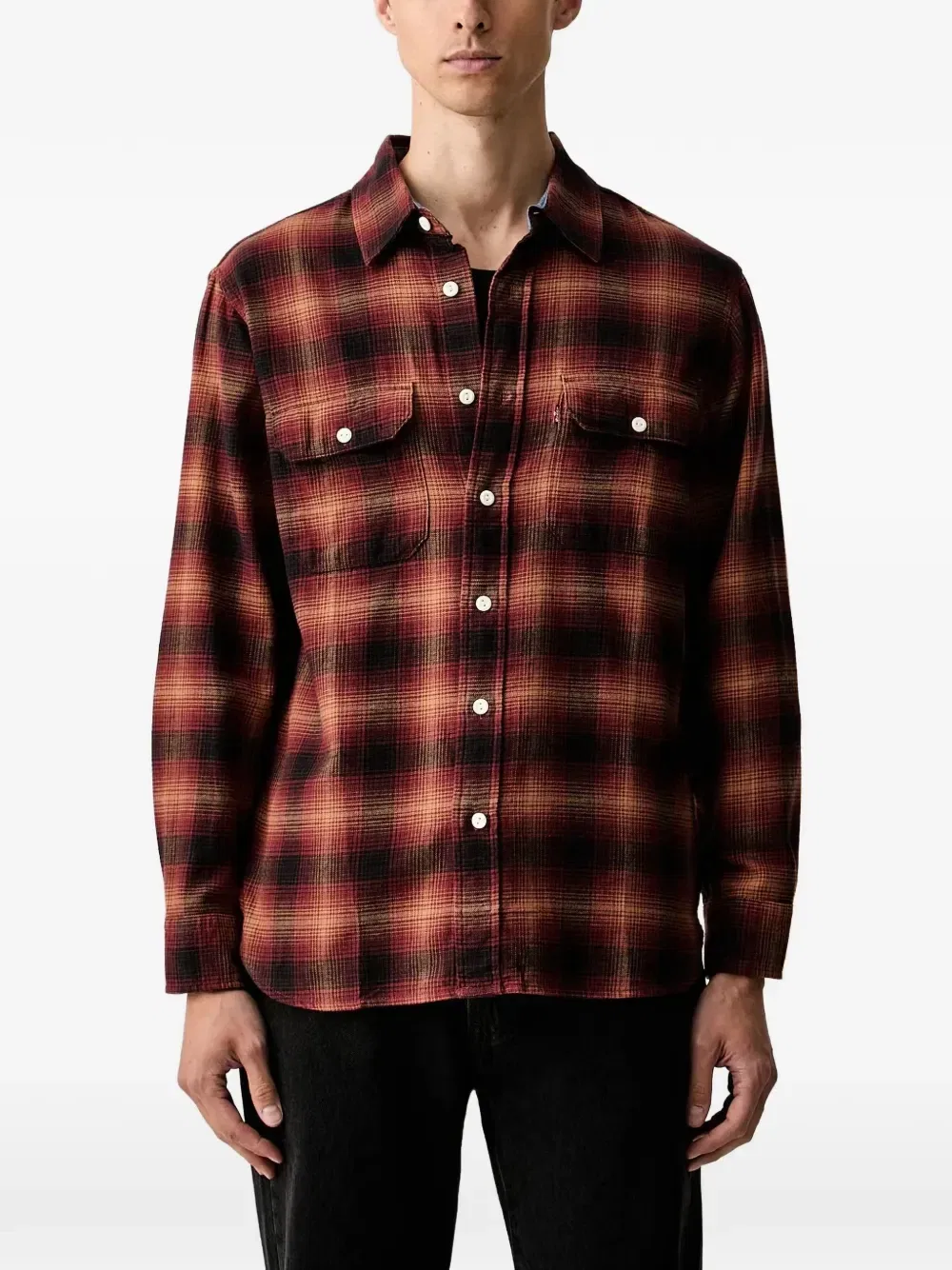 Рубашка Levi's Classic Worker в клетку, красный