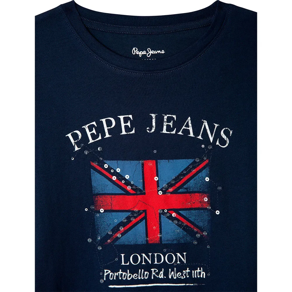 Футболка с коротким рукавом Flag Pepe Jeans, синий — фото 3
