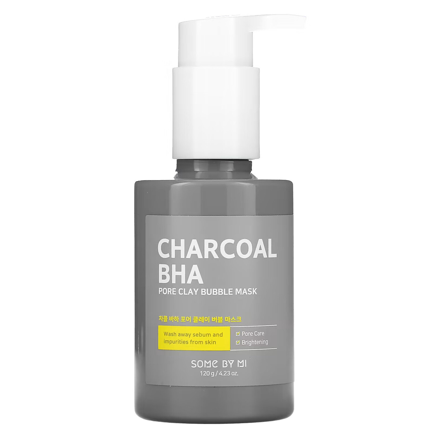 

Some By Mi, Charcoal BHA, маска с пузырьками и глиной, 120 г (4,23 унции)