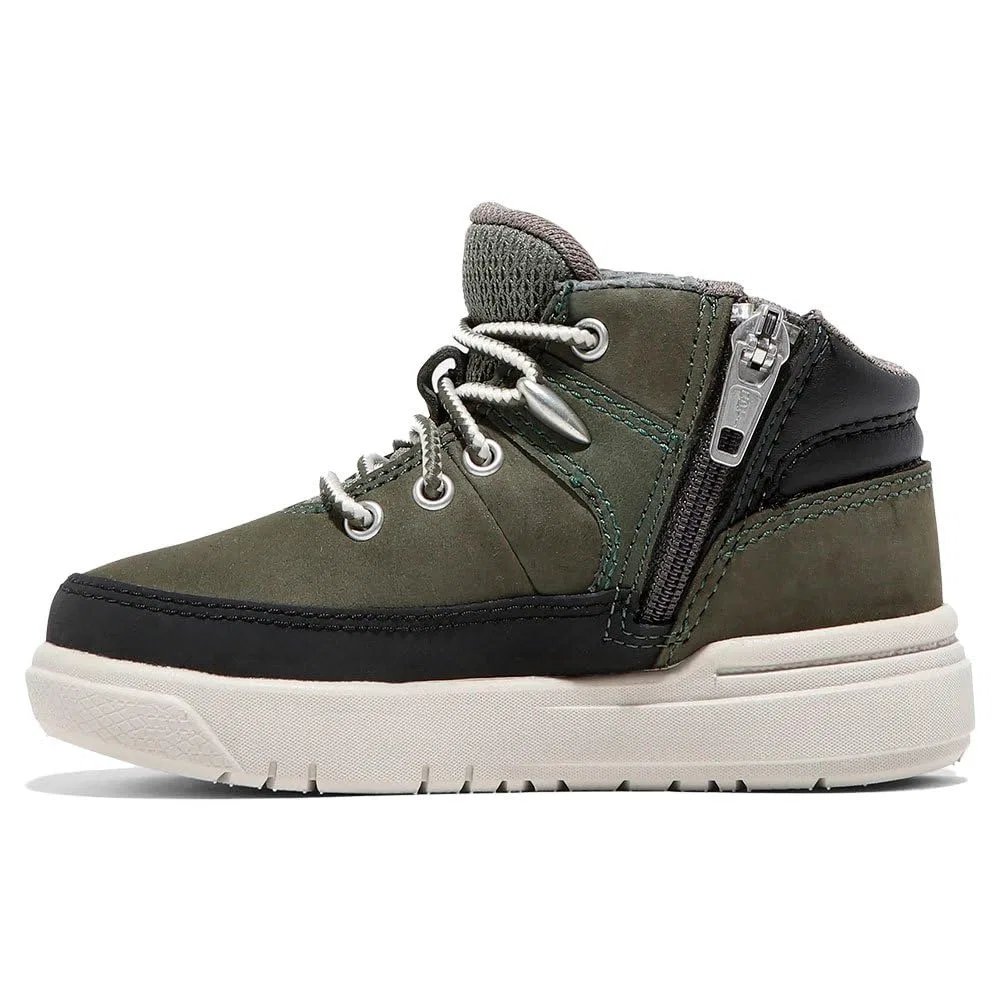 Детские ботинки для мальчиков с высоким берцем Seneca Bay Hiker Timberland, Dark Green Nubuck — фото 3