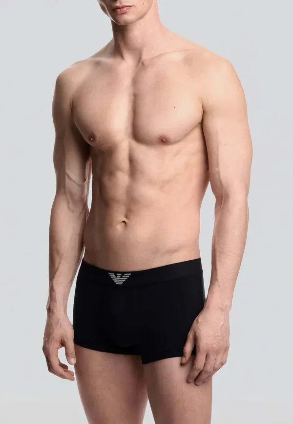 Комплект из 2 боксерских трусов Emporio Armani, черный