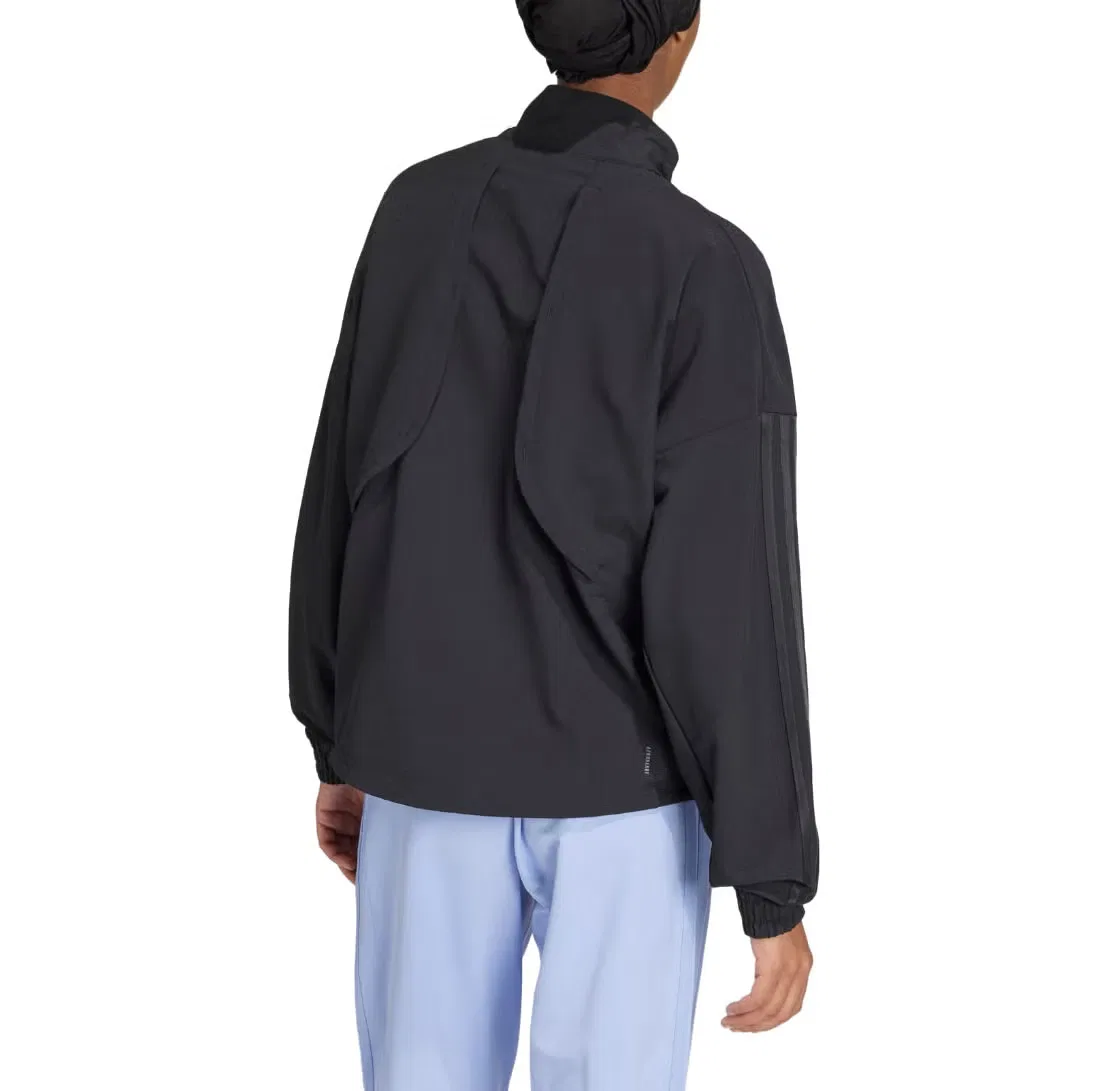 Куртка спортивная с длинным рукавом Pacer All Gym Tonal 3-Stripes Adidas, черный — фото 2